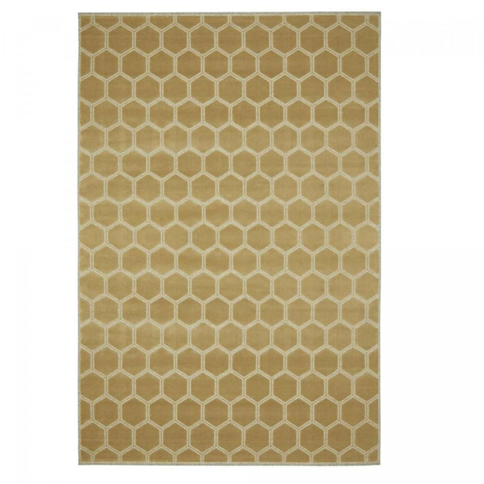 Tapis salon et chambre fait à la main en viscose motif scandinave MAQUI