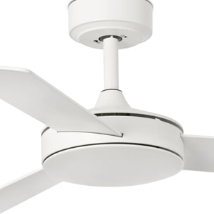 MINI MALLORCA S Ventilador de techo blanco/arce