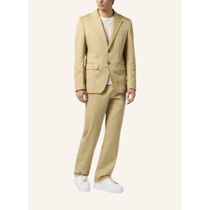 PHILIPP PLEIN Blazer Gigolo Fit Paint Splash Painted