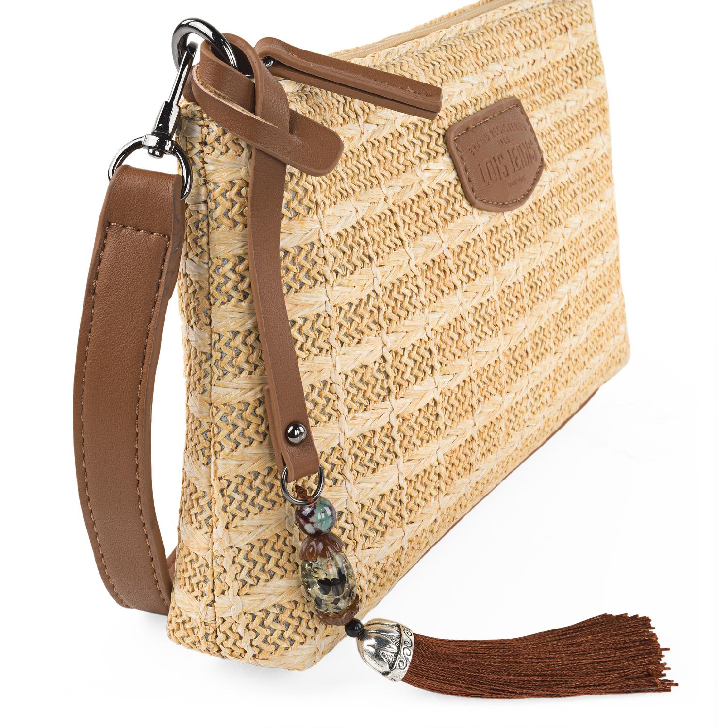 Bolso Hobo-Hombro Lois Charlotte Beige