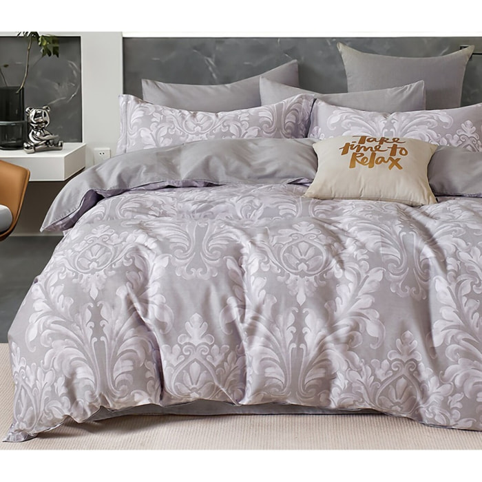 Parure housse de couette 100% percale de coton - Barceline