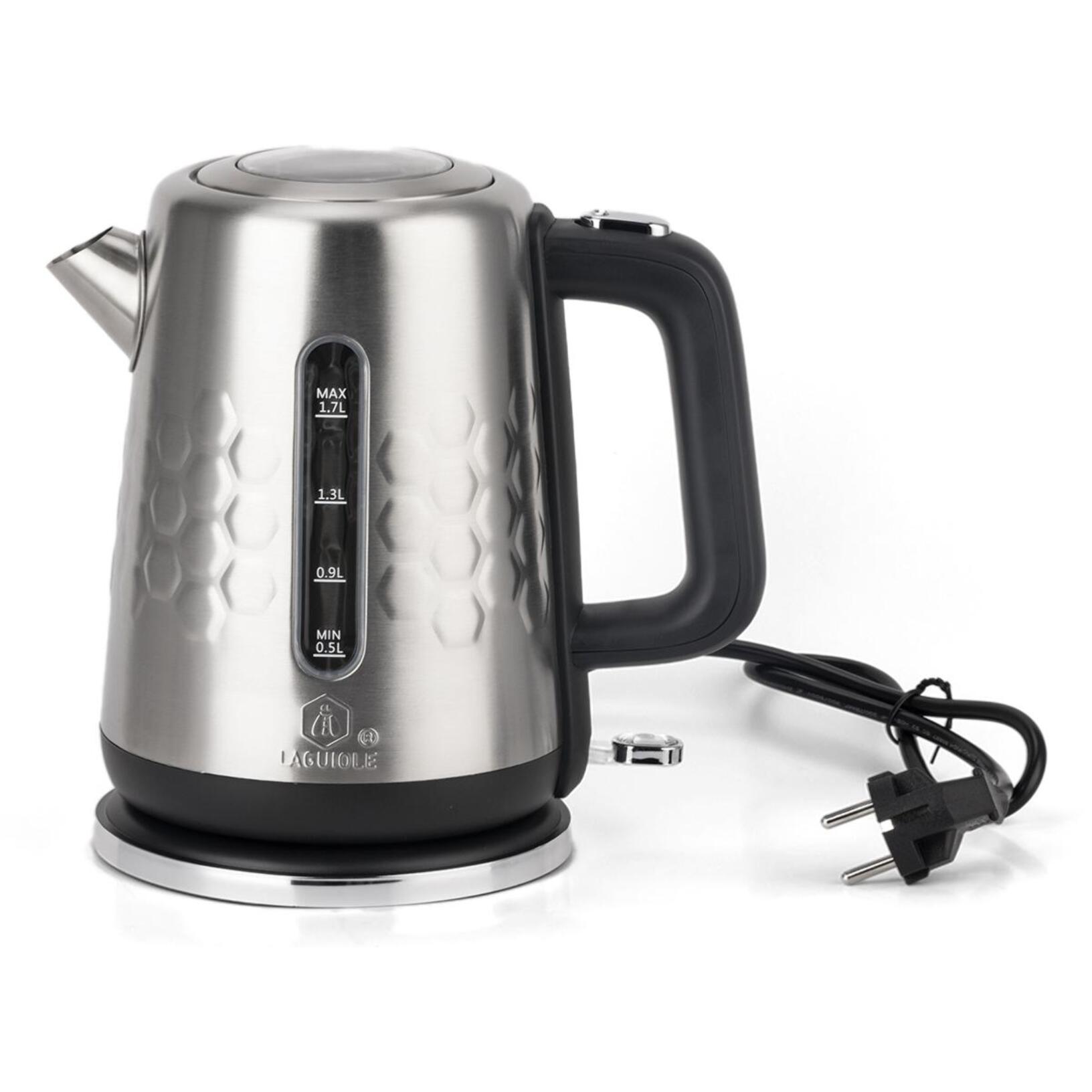 Bouilloire électrique en inox 1,7l