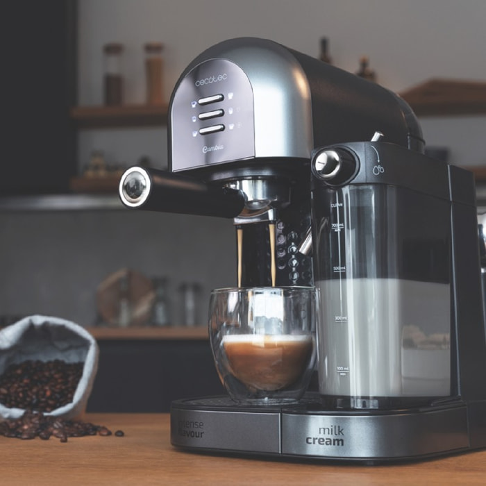 Cecotec Macchina da caffè semi-automatica Cumbia Power Instant-ccino 20 Chic Ser