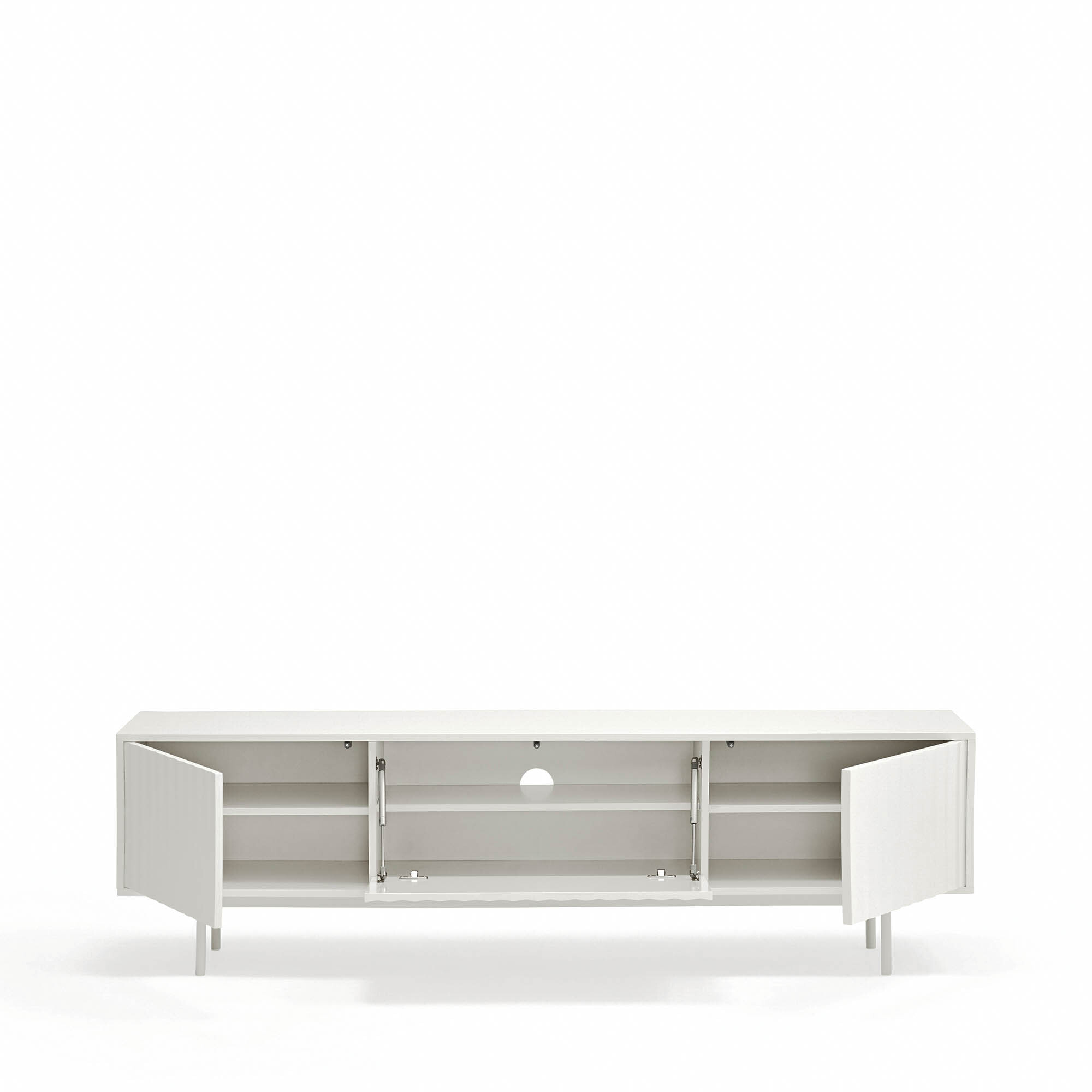 Mueble de televisión Sierra 3 puertas blanco