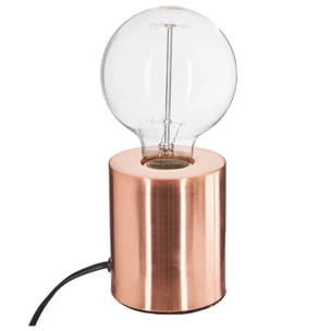 Lampe socle "Saba" cuivre H11cm