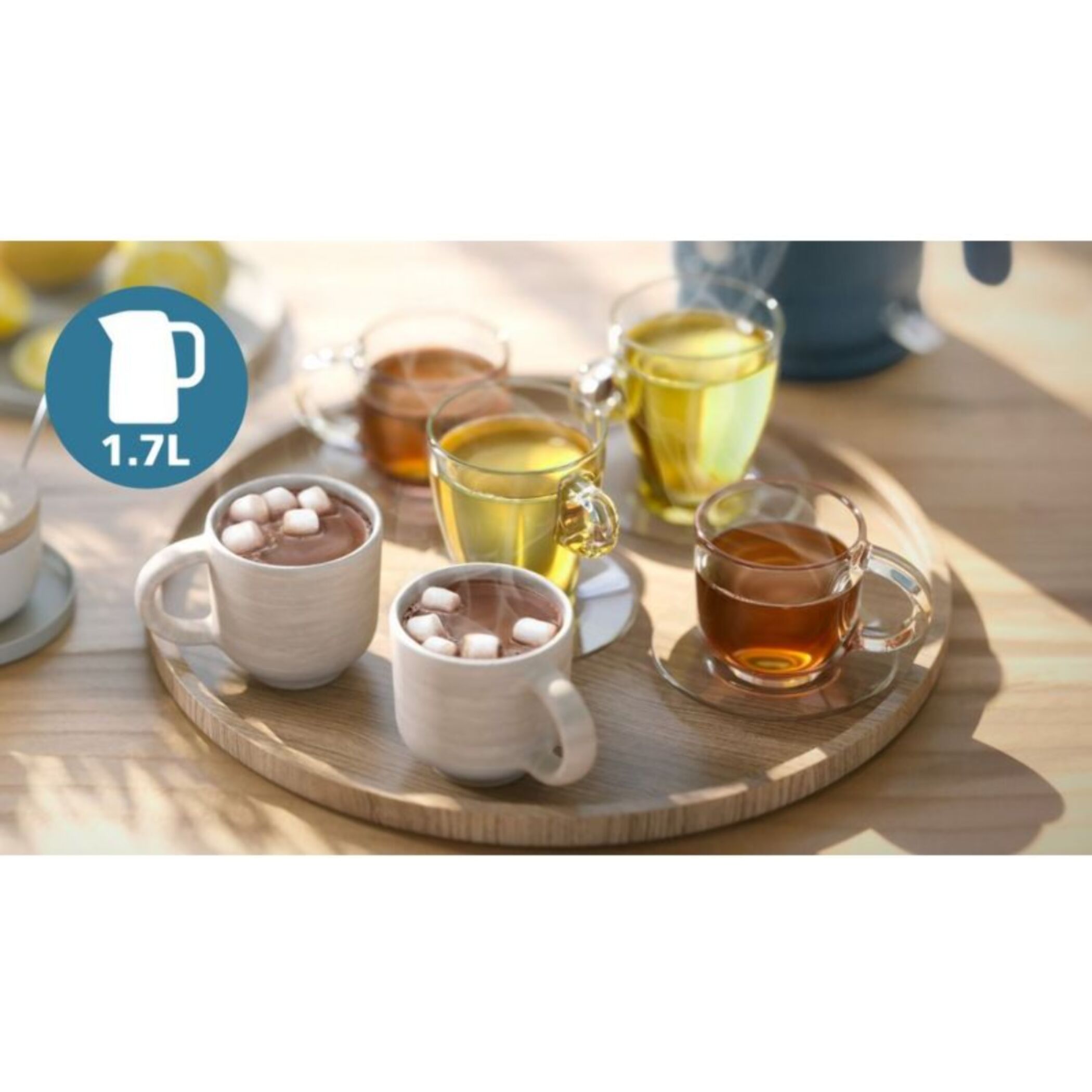 Bouilloire PHILIPS HD9411/70 Bouilloire électrique bleue Série 3000 1.7L, 2200W