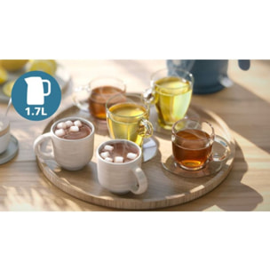 Bouilloire PHILIPS HD9411/70 Bouilloire électrique bleue Série 3000 1.7L, 2200W