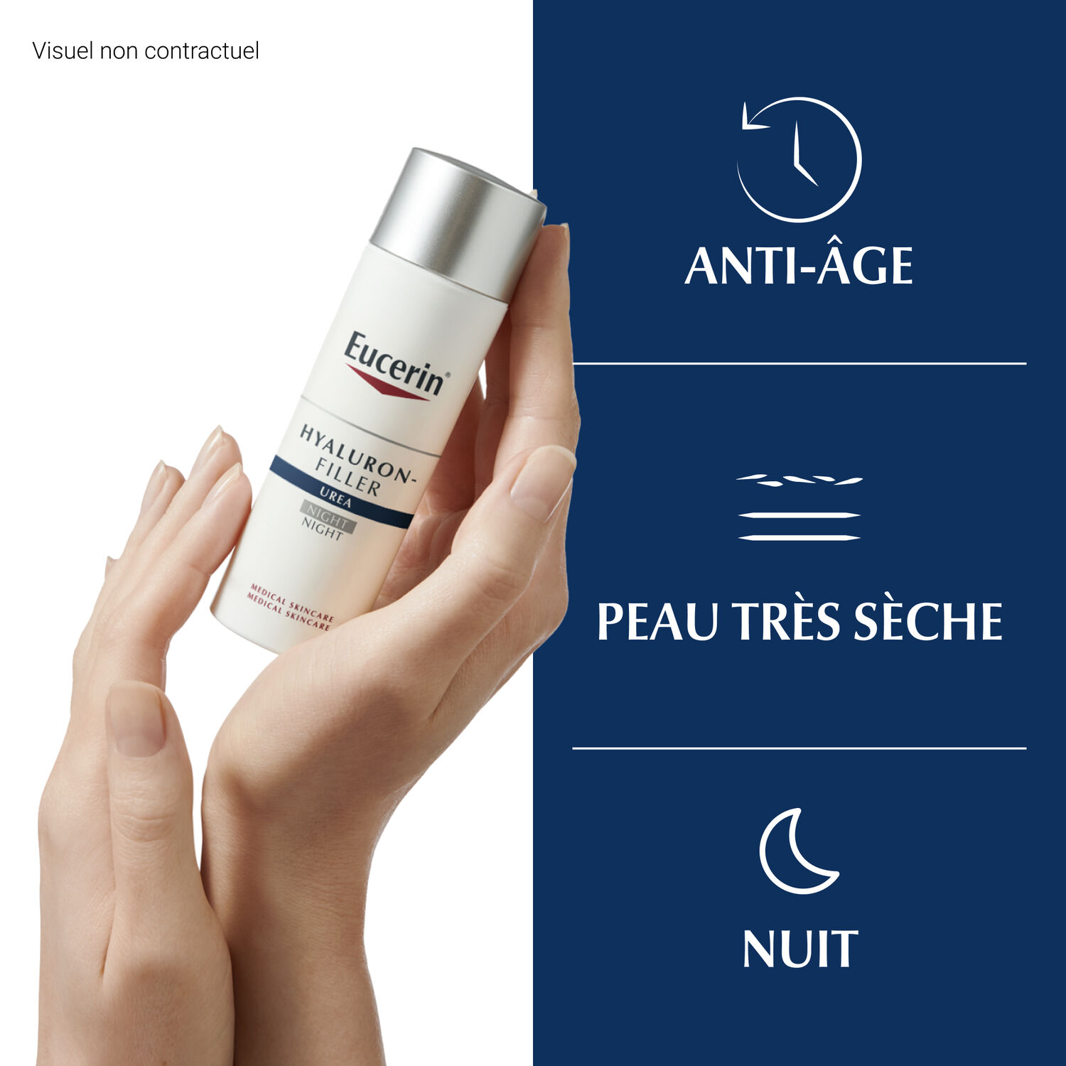 Hyaluron-Filler Extra Riche - Soin Anti-Rides de Nuit - Peaux Sèches 50 ml