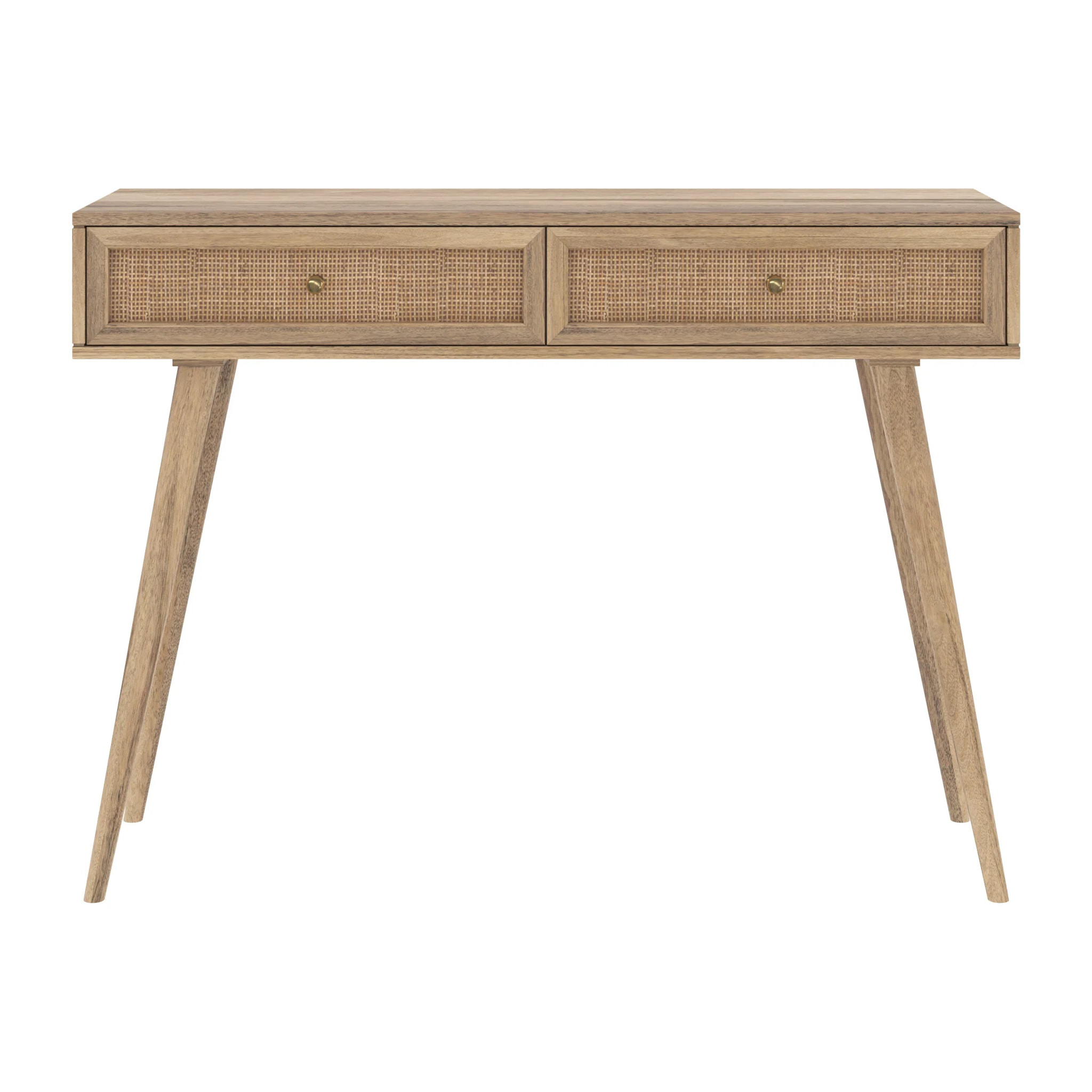 Console en bois de manguier 2 tiroirs - Masala
