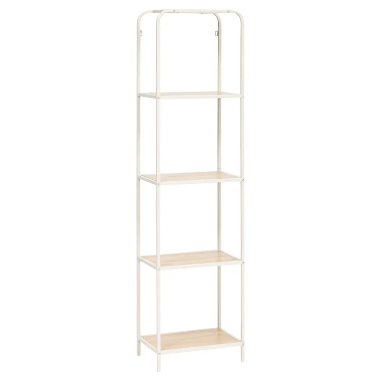 Etagère 4 niveaux Curvy bois clair