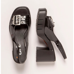 Sandalias con tacón 1994 SHINNY BLACK/ EIVISSA color Black