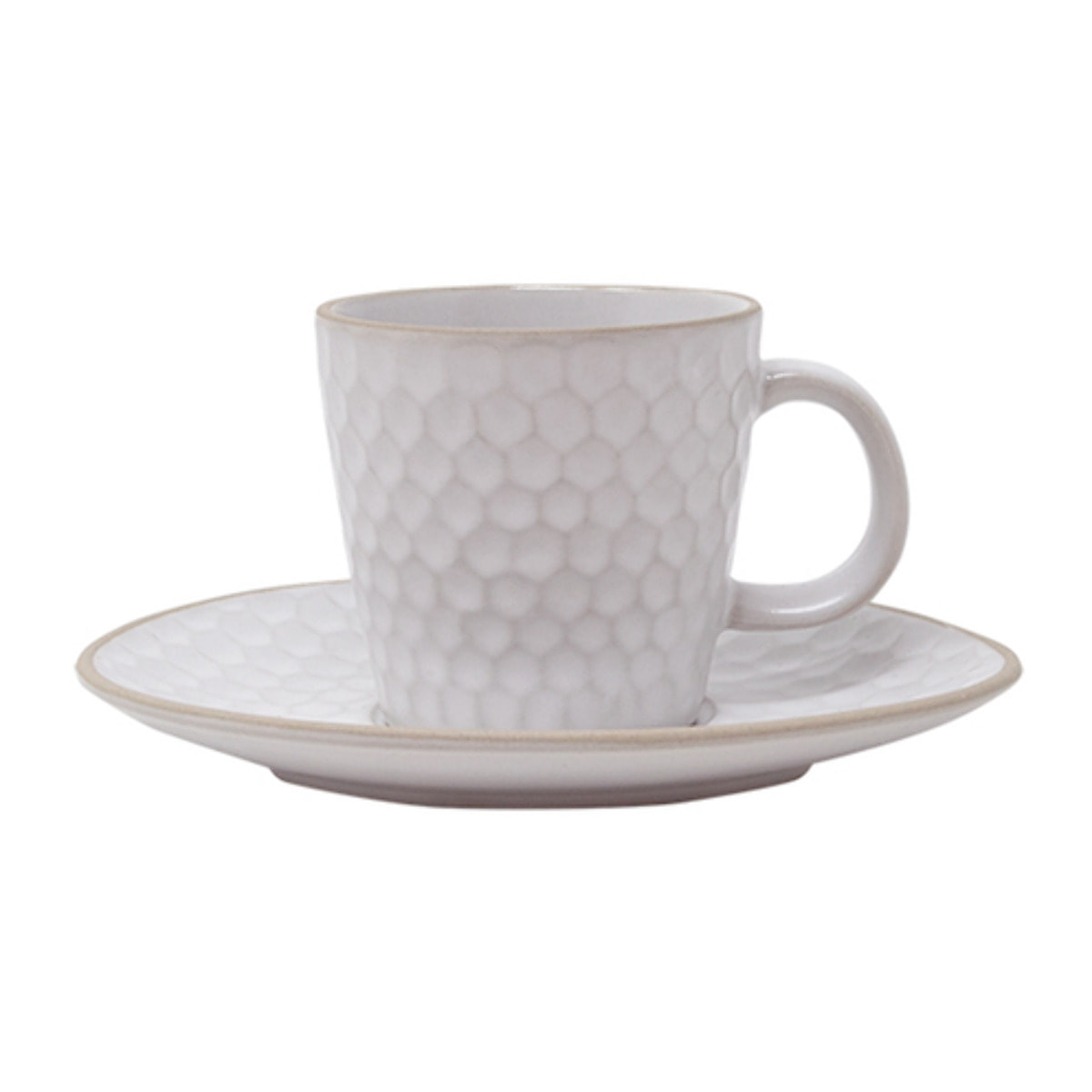 Set da caffè Impronte da 6 pezzi in stoneware