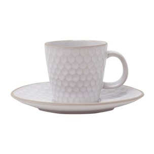 Set da caffè Impronte da 6 pezzi in stoneware