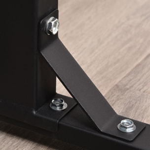 Soporte para Barras de Pesas Ajustable en Altura de 124-154 cm Carga Máx. 150 kg