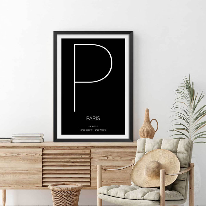 Poster p paris Affiche seule