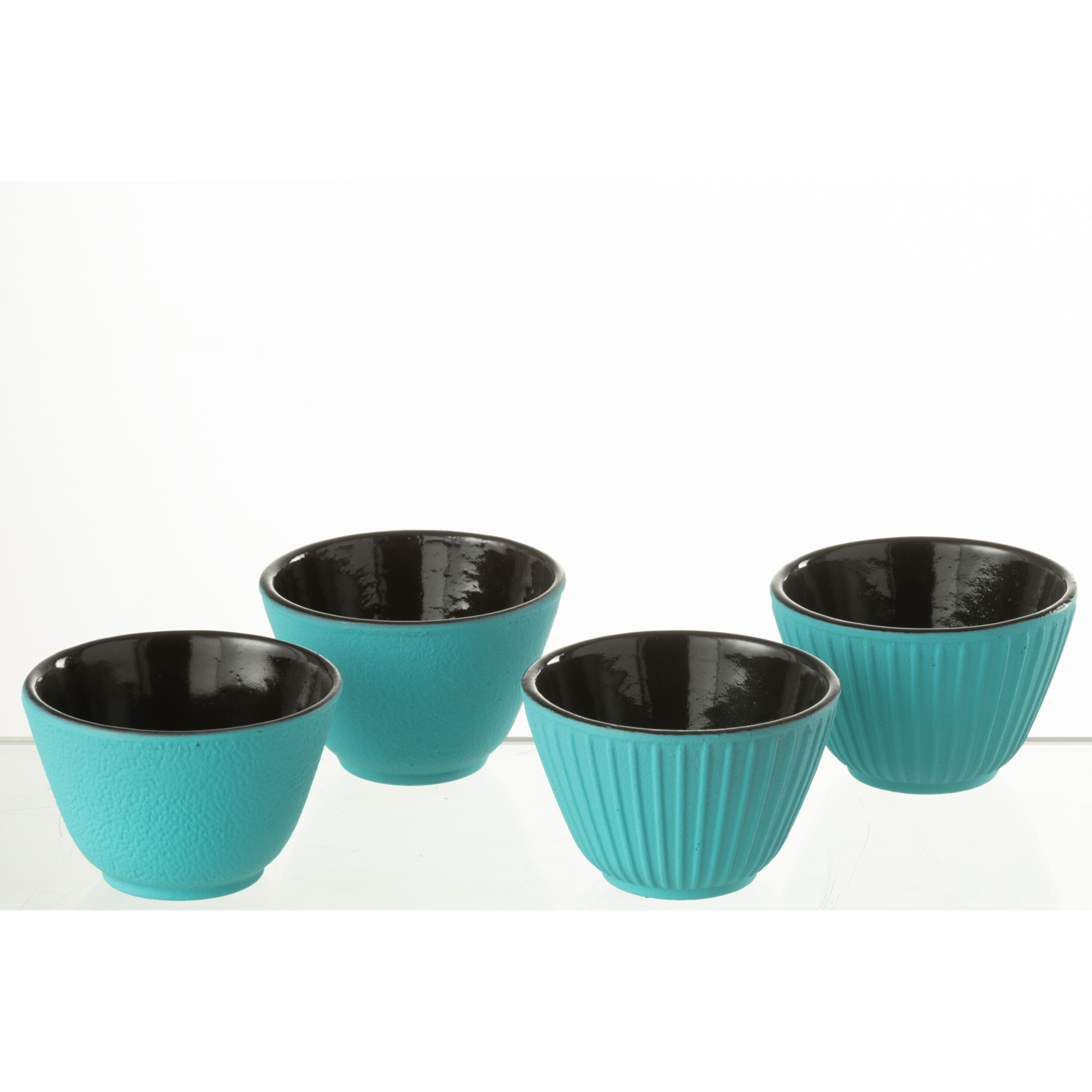 J-Line tasse - métal - bleu clair - 2 boîtes de 2 pcs