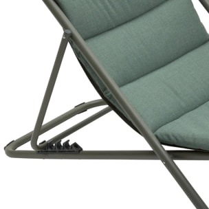 Chilienne de jardin empilable pliable Mirael vert laurier