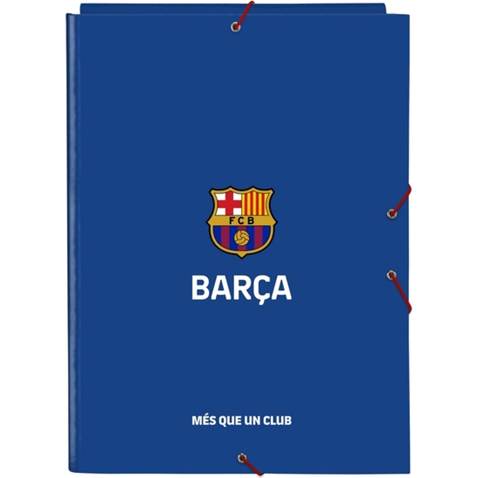 Carpeta folio 3 solapas f.c.barcelona 2ª equipacion