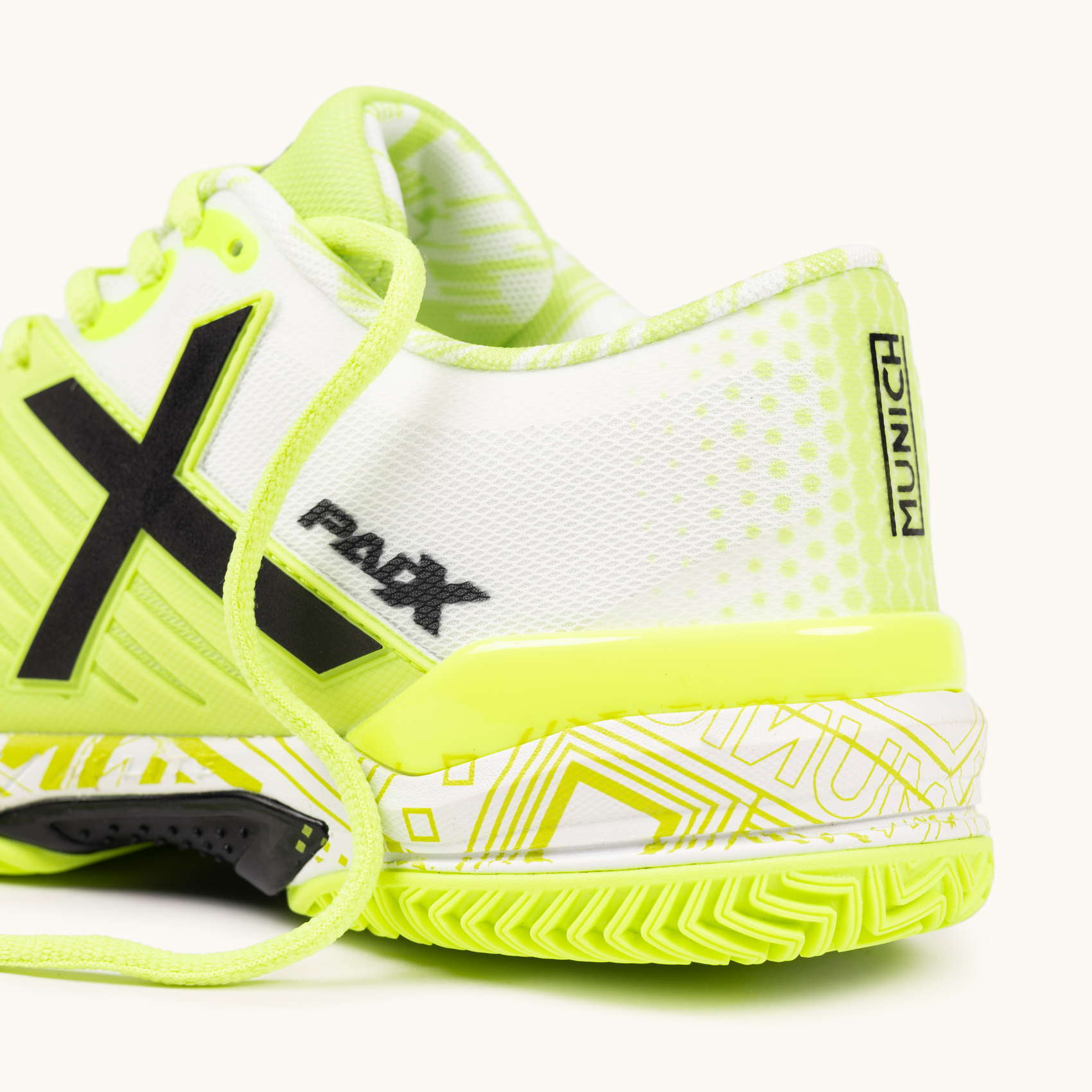 MUNICH PADX PADEL 62 Zapatillas de Pádel Amarillo Flúor y Blanco