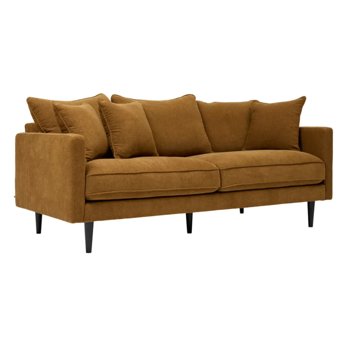 Canapé fixe Candice 3 places 194x96cm beige