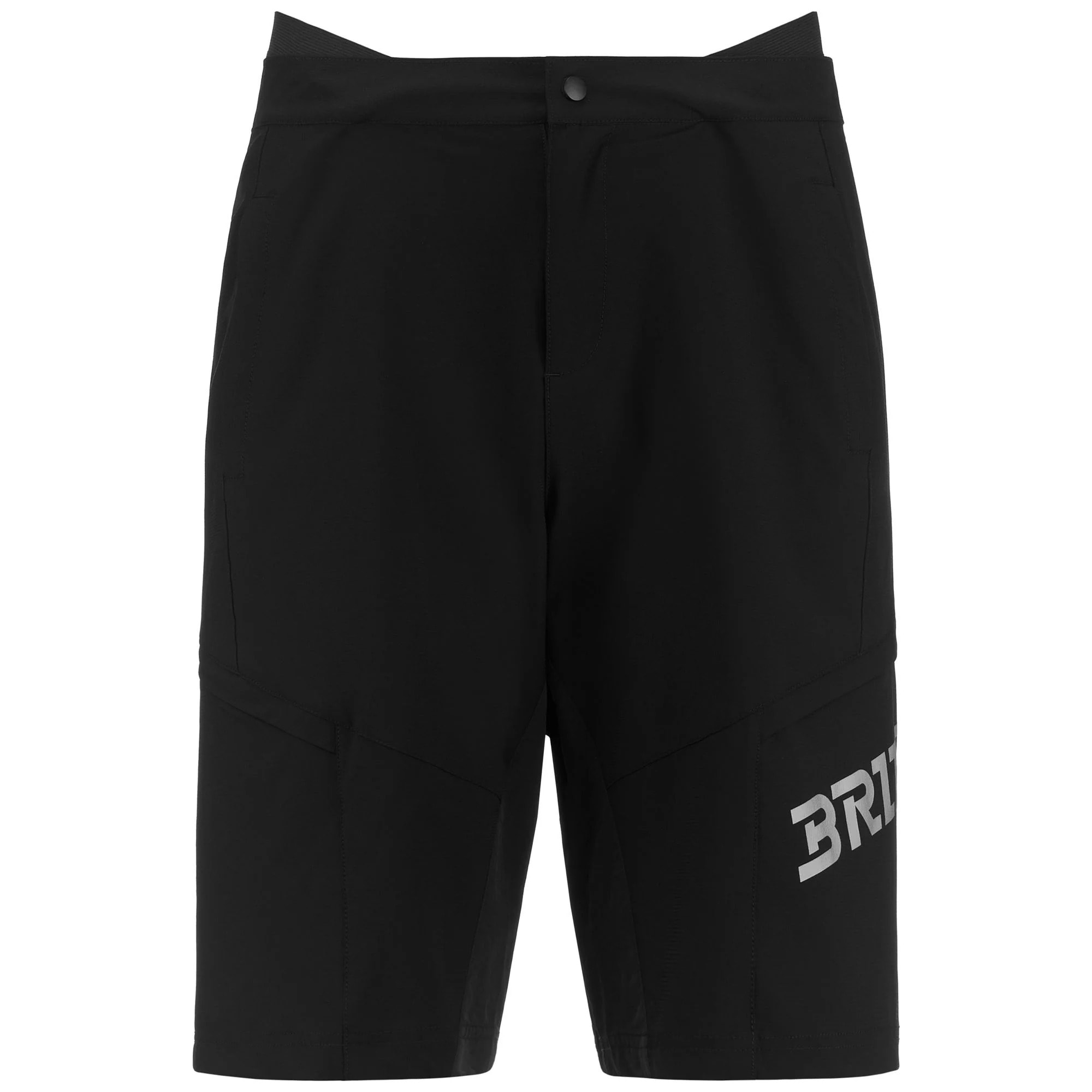 Briko - Pantaloni Corti, Uomo, Nero - Offroad Bermuda