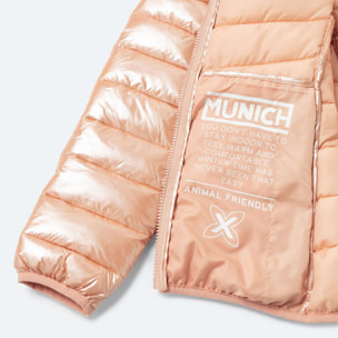 Chaqueta MUNICH Padding de nylon-poliéster rosa