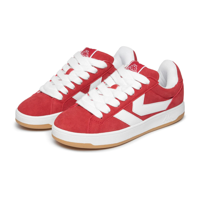 Kappa - Zapatillas deportivas Hombre Mujer Rojo - Logo Marlon