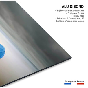 Tableau parapluie bleu Tableau alu Dibond