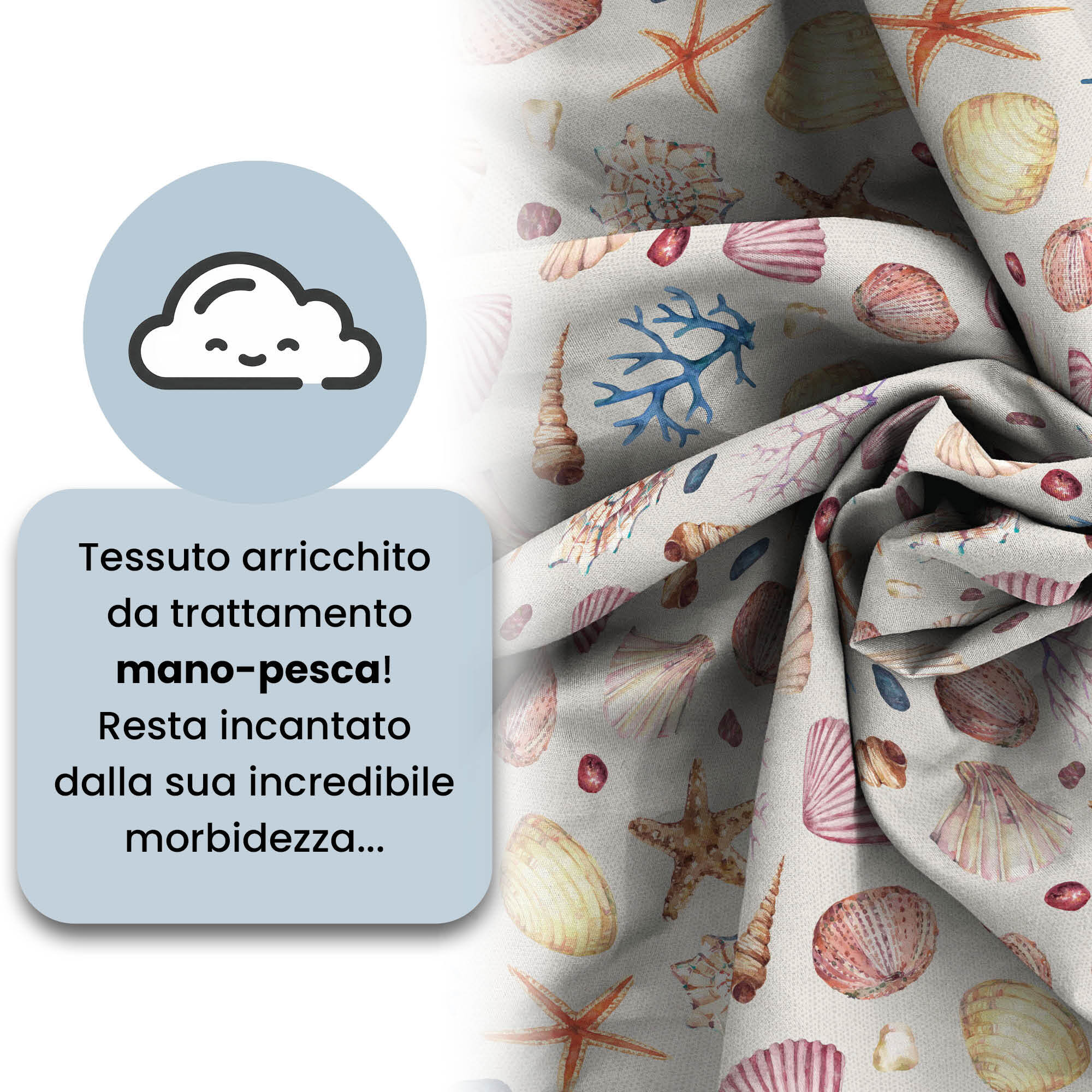 COPRIPIUMINO FASHION, 100% Microfibra, No Stiro - MAREA