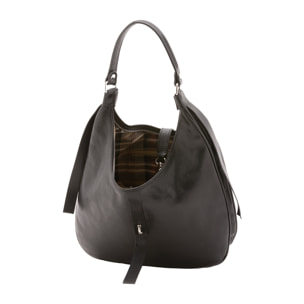 Borsa a spalla  unisex In Vera pelle Made in Italy 38x28x10 cm