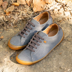 Zapatos N5767T RECYCLED COTTON INDIGO/PAWIKAN color Indigo