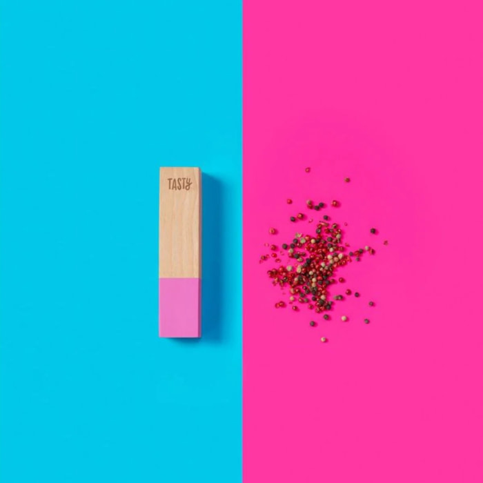 Poivrière design en bois Tasty Green