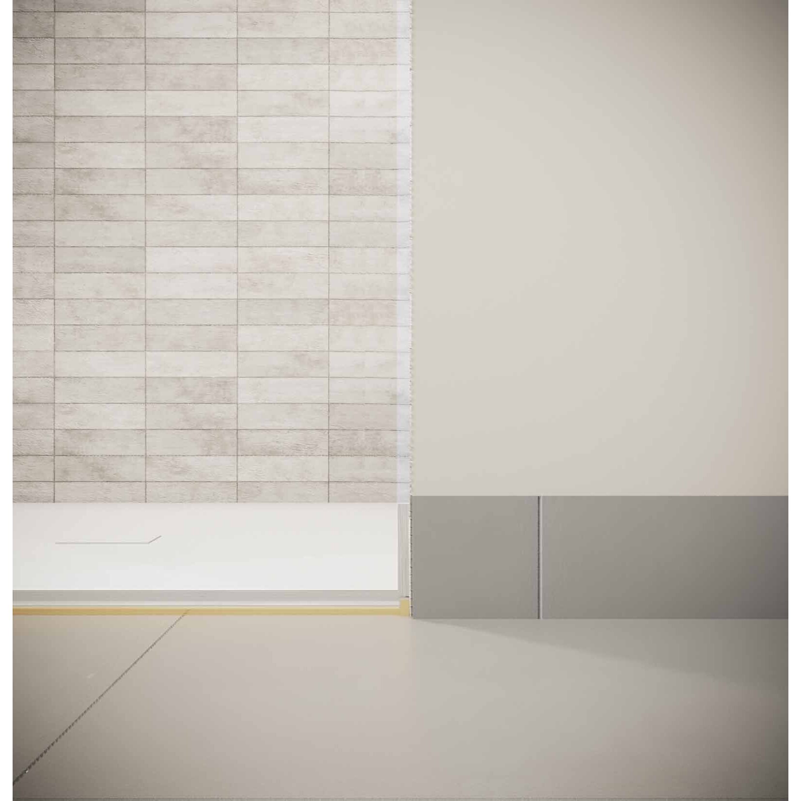 Porte de Douche Pivotante 70x195cm - Verre Trempe 8mm Anticalcaire - Alu Or Brosse - GOLD ELEMENTARY