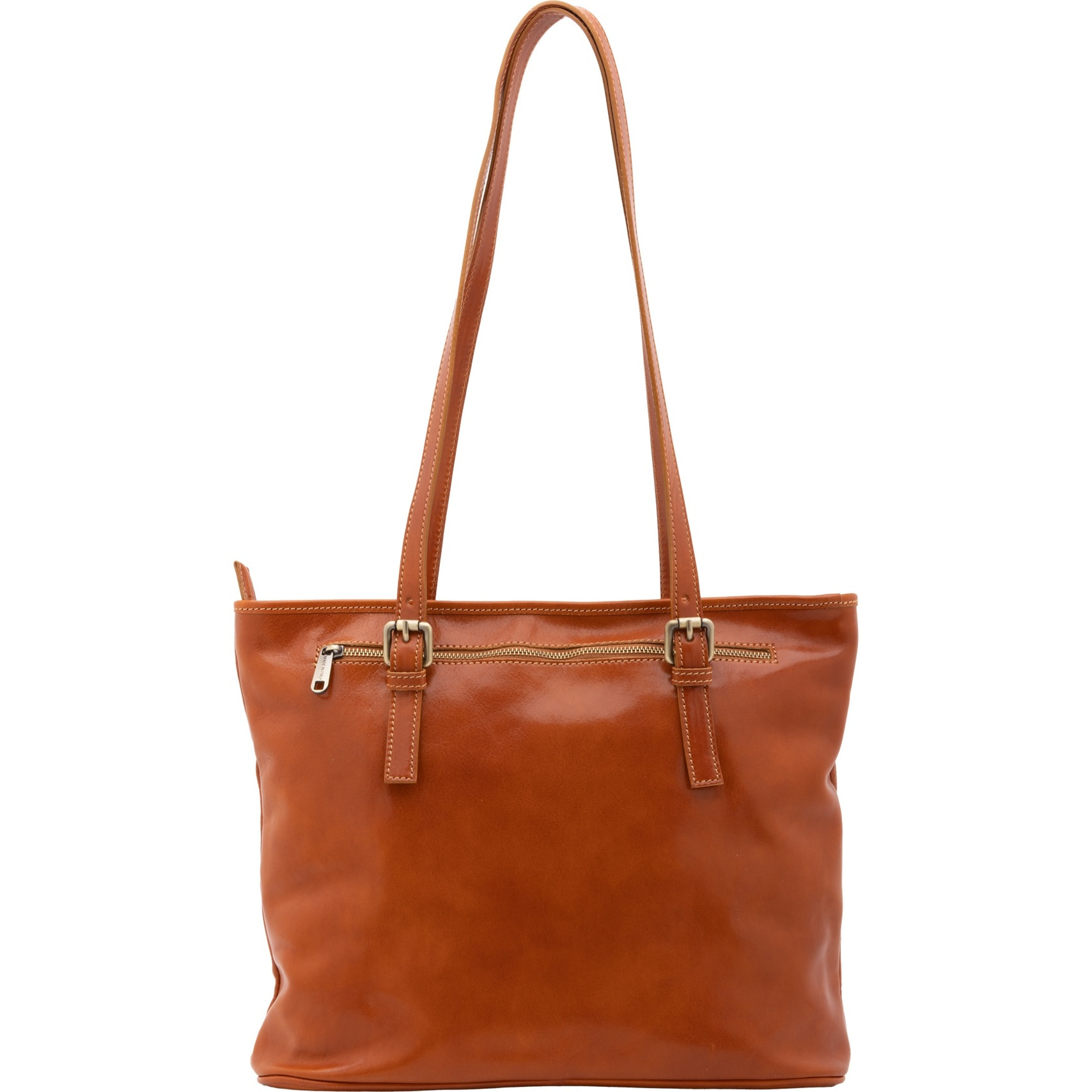 Borsa a spalla da donna - Modello False - 100% vera pelle - 31.0 x 41.0 x 10.0 cm