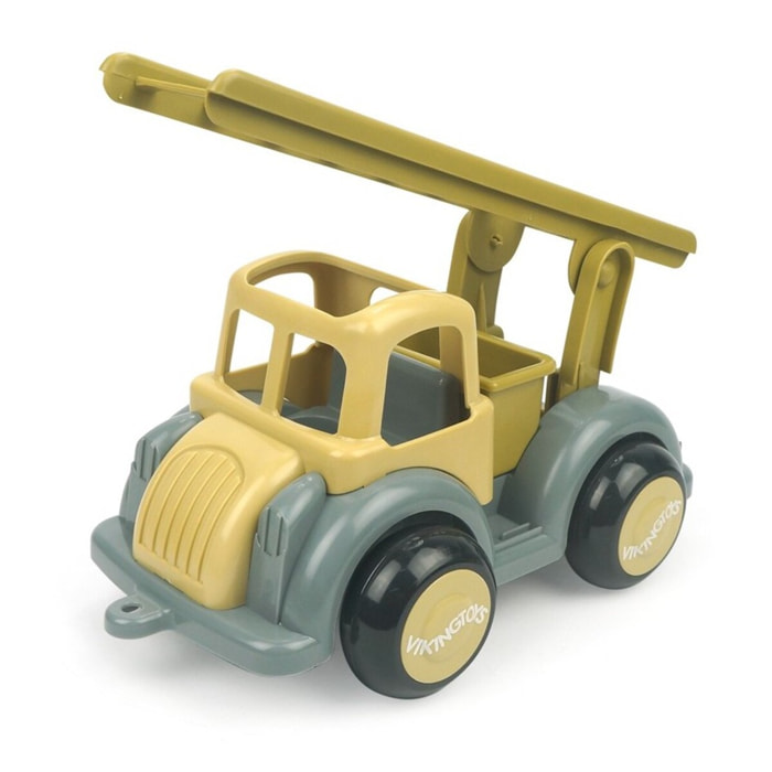 EARTH COLORS JUMBO FIRE TRUCK - JUGUETE DE EMPUJAR - TIRAR