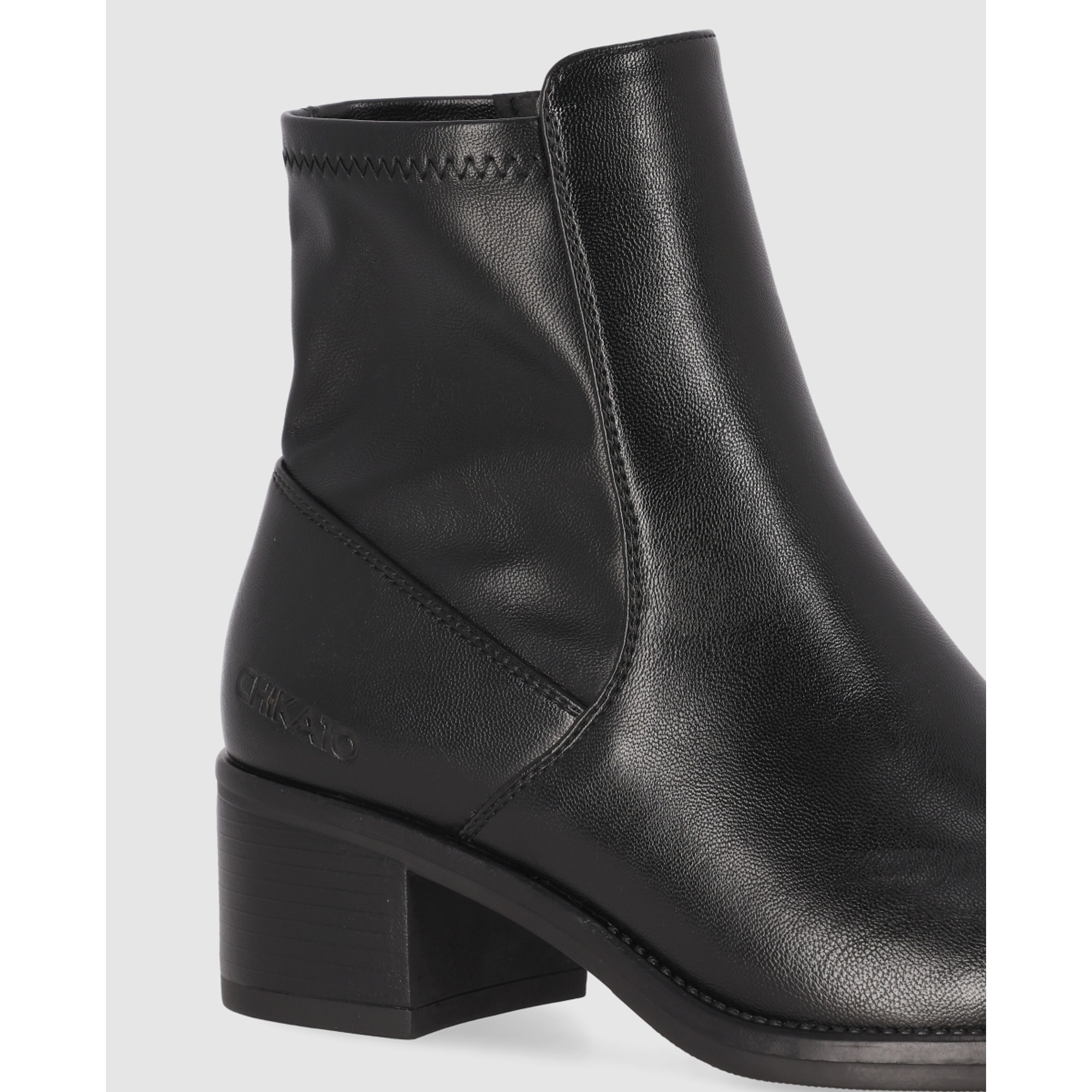 Botines - Negro - Tacón: 5 cm