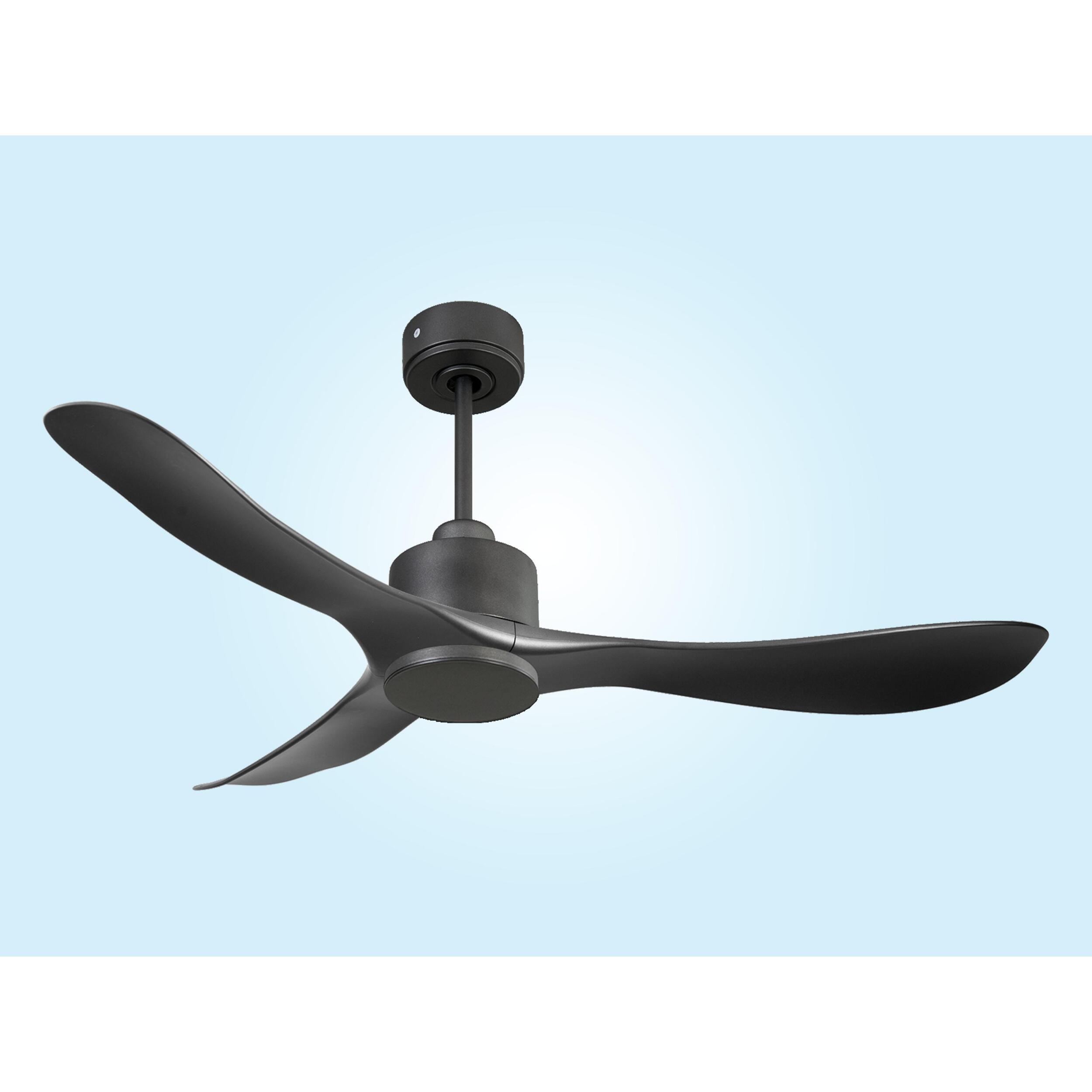 Ventilador de techo Reversible Termostato Wifi Motor DC Techos Inclinados Mando a Distancia Hypersilence Memoria TiomanD132C0365189 PURLINE