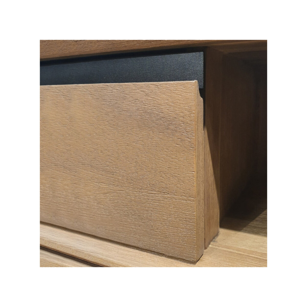 Table basse avec rangements en bois d'acacia - AMALFI