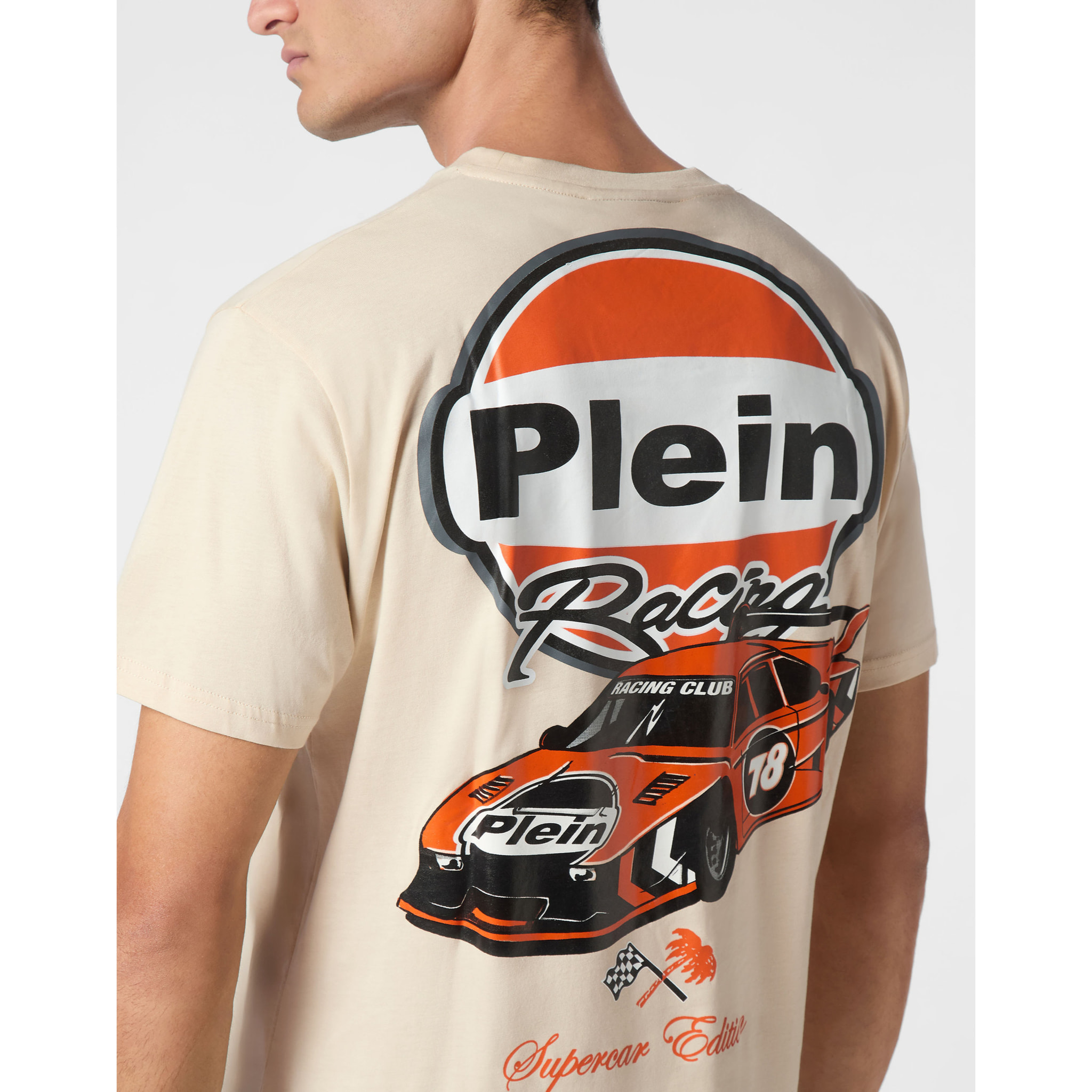 PHILIPP PLEIN Camiseta Cuello Redondo RACING