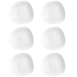 Set 6 piatti fondi Ylang in porcellana