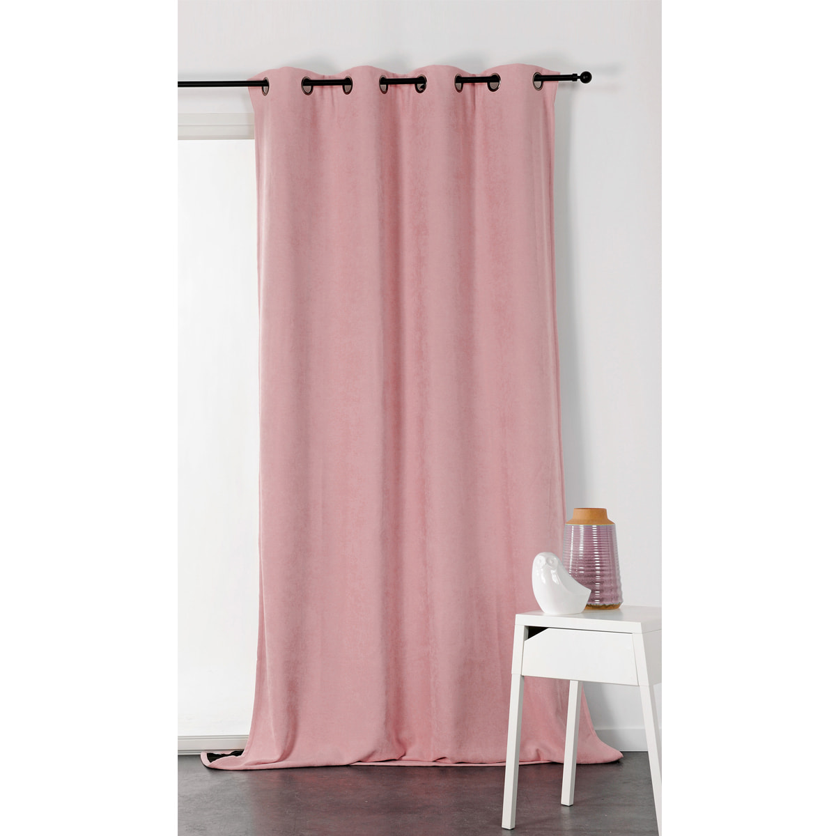Rideau Alaska isolant et 100 % occultant - Rose Boudoir