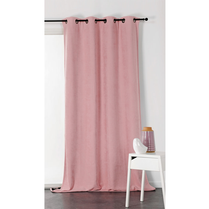 Rideau Alaska isolant et 100 % occultant - Rose Boudoir