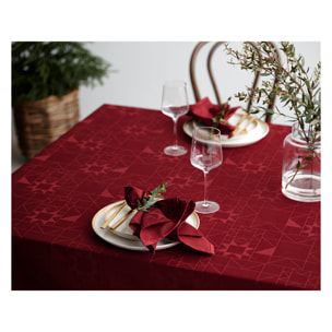 Nappe de noël Star Damas