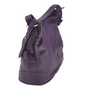 Borse Donna colore Viola-in pelle Made in Italy 34x24x12cm