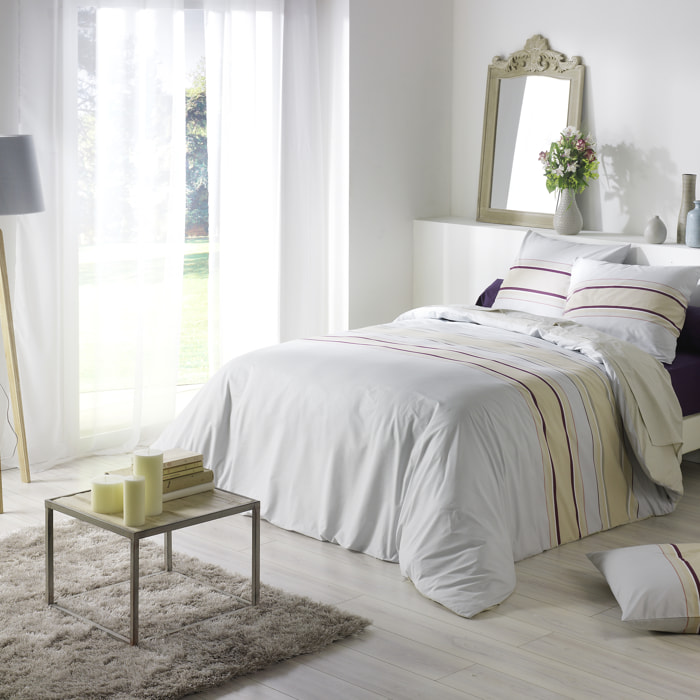 Parure Housse De Couette + 2 Taies Odaya