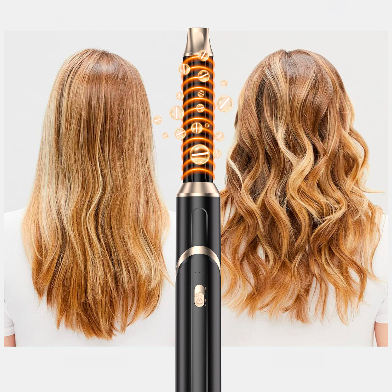 Secador de pelo 676. 6 en 1 con iones negativos. Permite alisar, secar, rizar y mucho más. Con 3 temperaturas y 6 accesorios.