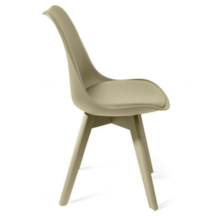 Tomasucci Ensemble de 4 chaises KIKI EVO SAND