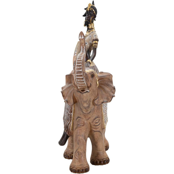 MASAI TRIBAL C/ELEFANTE CM 22,5X12X32,5