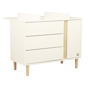 Plan à langer pour commode 3 tiroirs et 1 porte