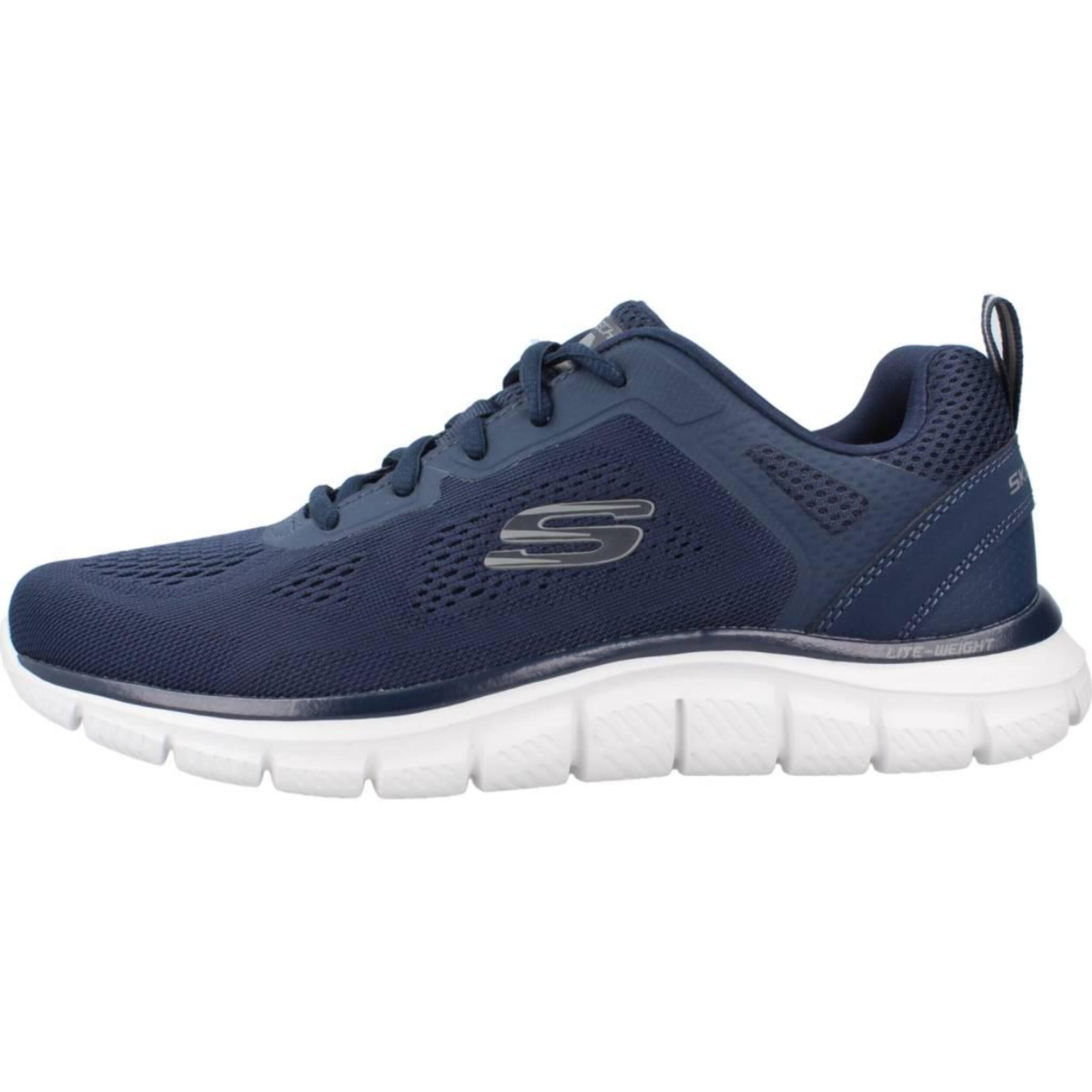 Sneakers De  Hombre Track Azul